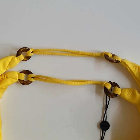 Fella Yellow Citrus Tile Bikini Top NWT - Picture 4 of 4